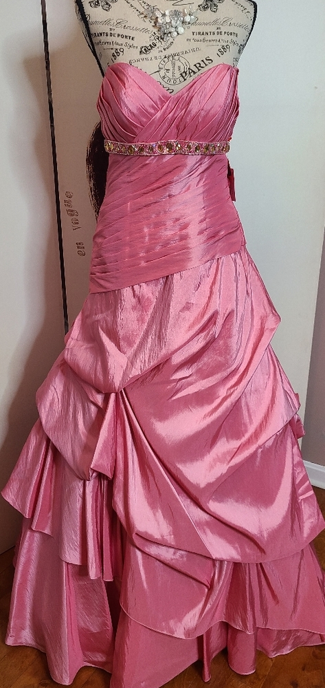 Mori Lee corset back gown style 1106.